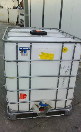 Bidón 1000L agua potable Schutz