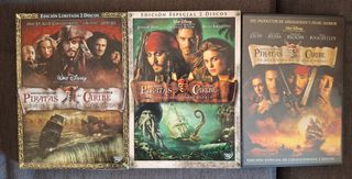 Piratas del Caribe (DVD) 1,2,3