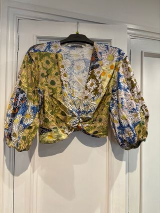 Blusa Zara multicolor talla S