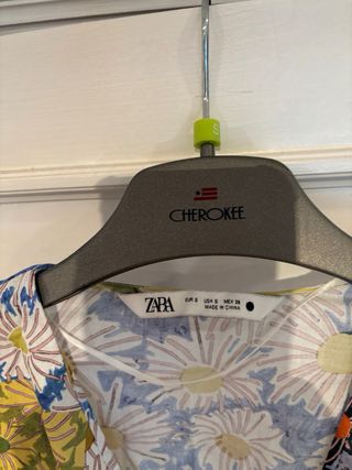 Blusa Zara multicolor talla S