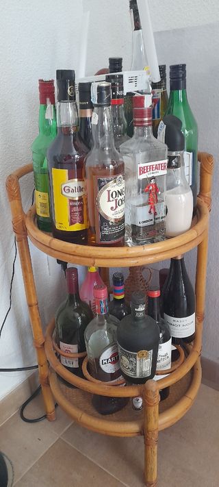 Botellero bambú 2 pisos