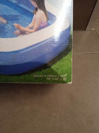 Piscina infantil Bestway 201x150x51cm