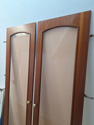 Puertas armario cristal - 2 unidades