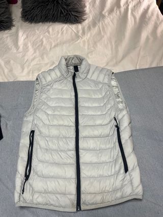 Chaleco acolchado blanco