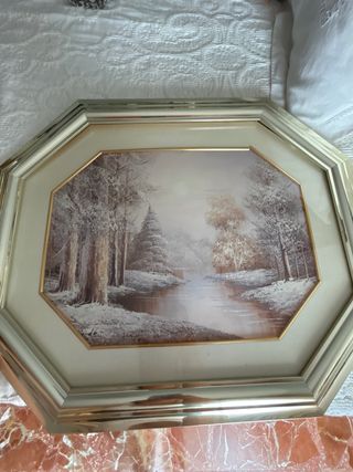 2 Cuadros paisajes invierno