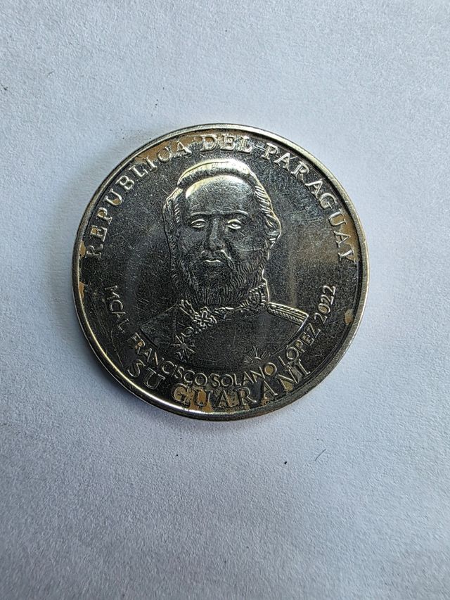 Moeda Guarani Paraguai 1000