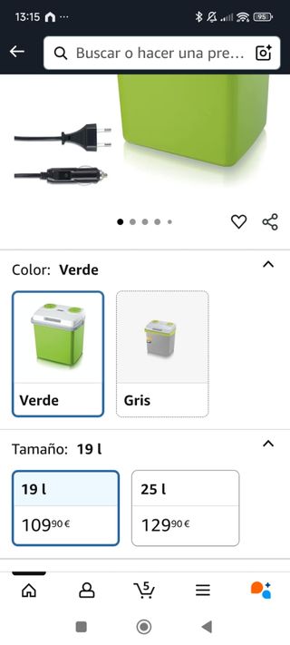 Nevera Severin 19L - Termoeléctrica
