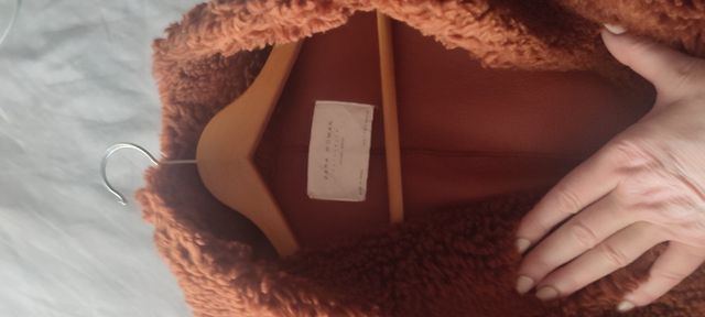 Abrigo zara marrón - Talla única