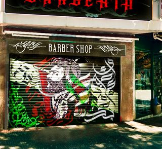 PINTOR Deco Graffiti COMERCIAL escaparate cierre