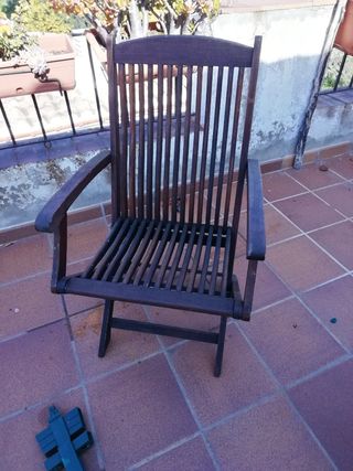 Sillon de terraza teca