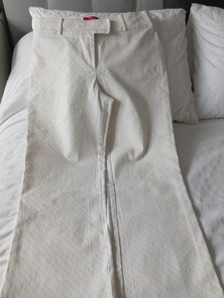 Pantalones blancos talla 40