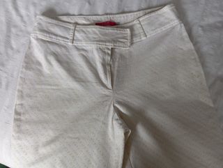 Pantalones blancos talla 40