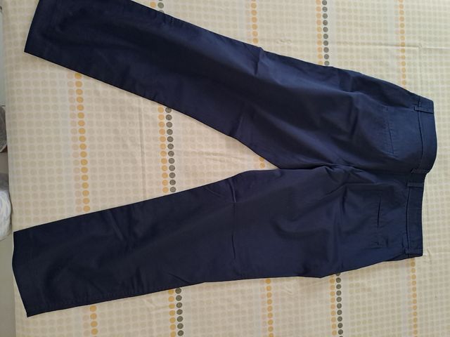 Pantalones Punto Roma - Azul Marino