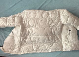 Chaqueta Moncler blanca, talla L