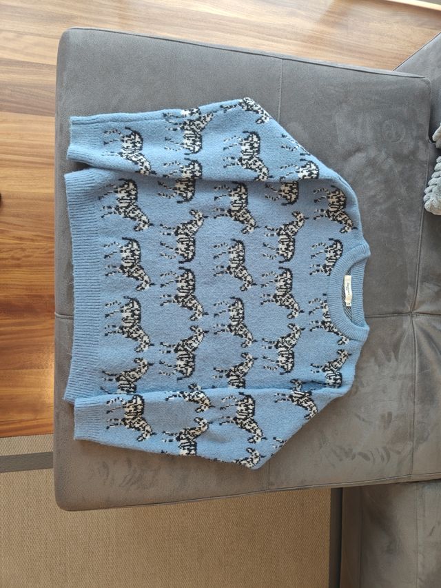 Jersey cebra Daphne - Azul - Talla 4