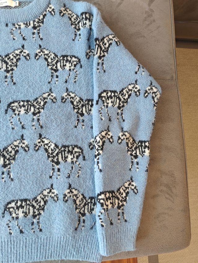 Jersey cebra Daphne - Azul - Talla 4