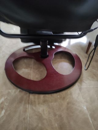 Sillón masaje relax negro.