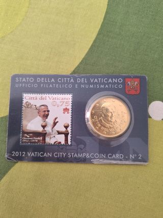 Coincard Moneda 50 céntimos Vaticano