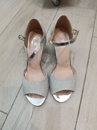 Zapatos fiesta H&D Shoes plata