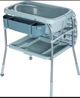 Bañera cambiador bebé - Azul