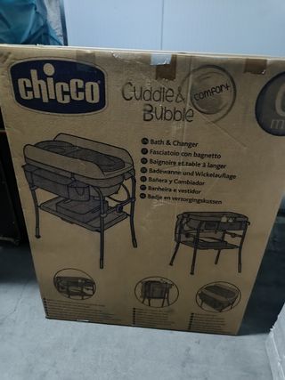 Bañera cambiador bebé - Azul