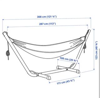 Hamaca IKEA Fredon - Beige/Gris