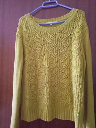 Jersey punto amarillo mostaza