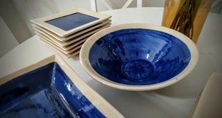 Vajilla cerámica Níjar: 19 piezas