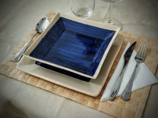 Vajilla cerámica Níjar: 19 piezas