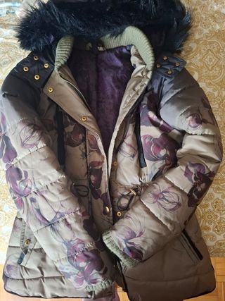 Abrigo Desigual flores