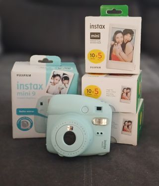 instax mini 9 azul - Cámara instantánea