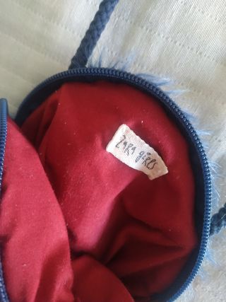 Bolso Zara Kids - Monstruito azul