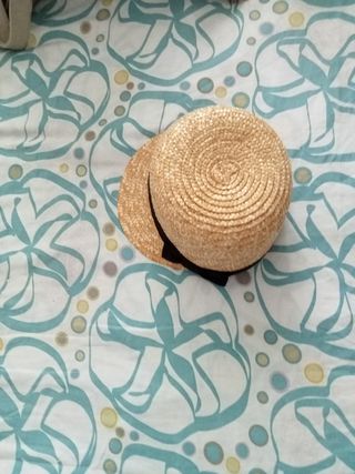 Sombrero paja beige