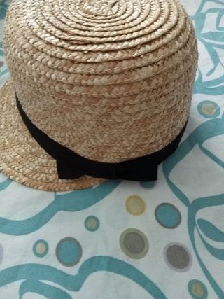 Sombrero paja beige