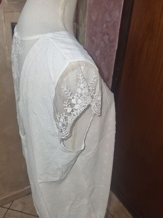 Completo giacca e pantalone bianco