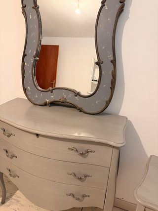 Cómoda+Espejo+Mesillas - Provenzal