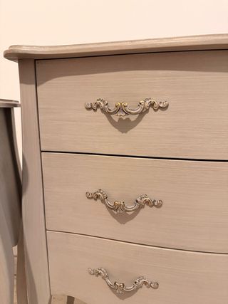 Cómoda+Espejo+Mesillas - Provenzal