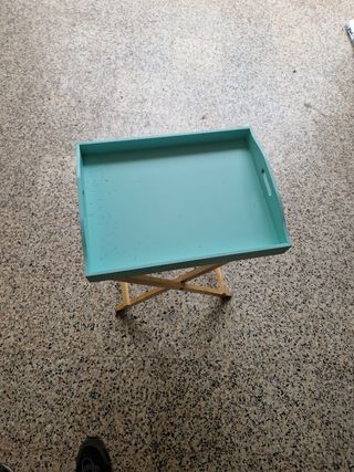 Mesa bandeja plegable - Verde menta