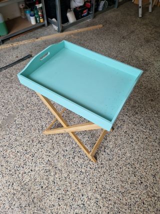 Mesa bandeja plegable - Verde menta