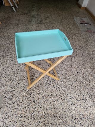 Mesa bandeja plegable - Verde menta