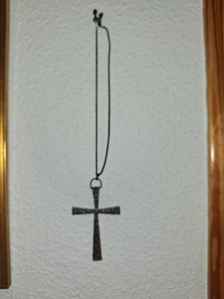 Crucifijo artesanal hierro