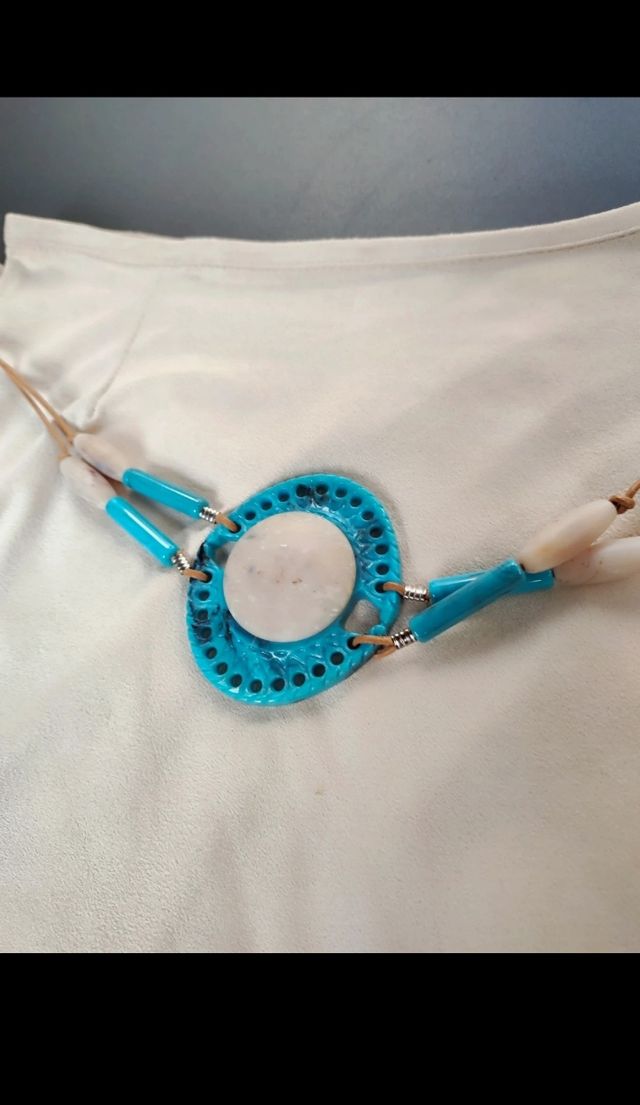 Gonna lunga beige - stile boho