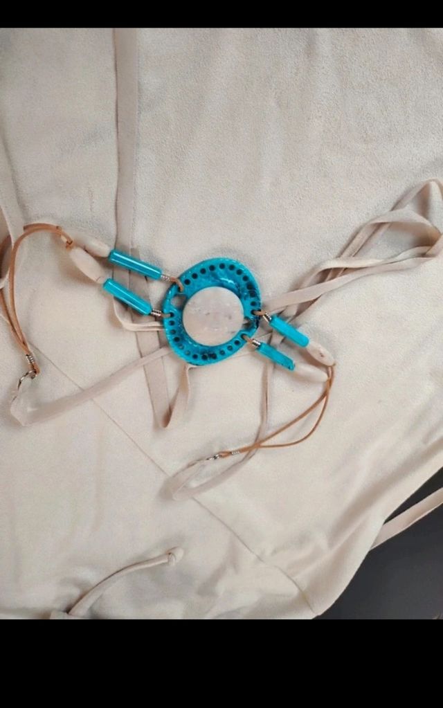 Gonna lunga beige - stile boho