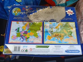 Puzzle Geográfico Mundo 104 peças mais Oferta