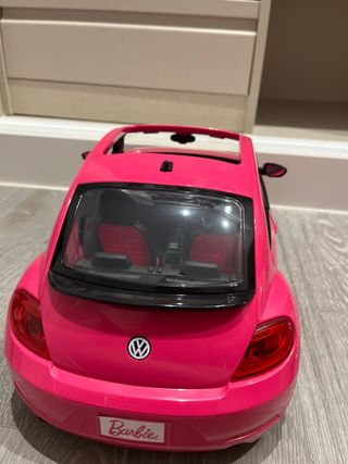 Coche Barbie VW Escarabajo Rosa