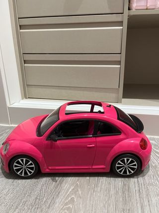 Coche Barbie VW Escarabajo Rosa