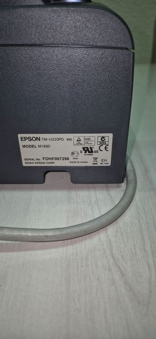 Impresora Epson TM-U220PD - Gris