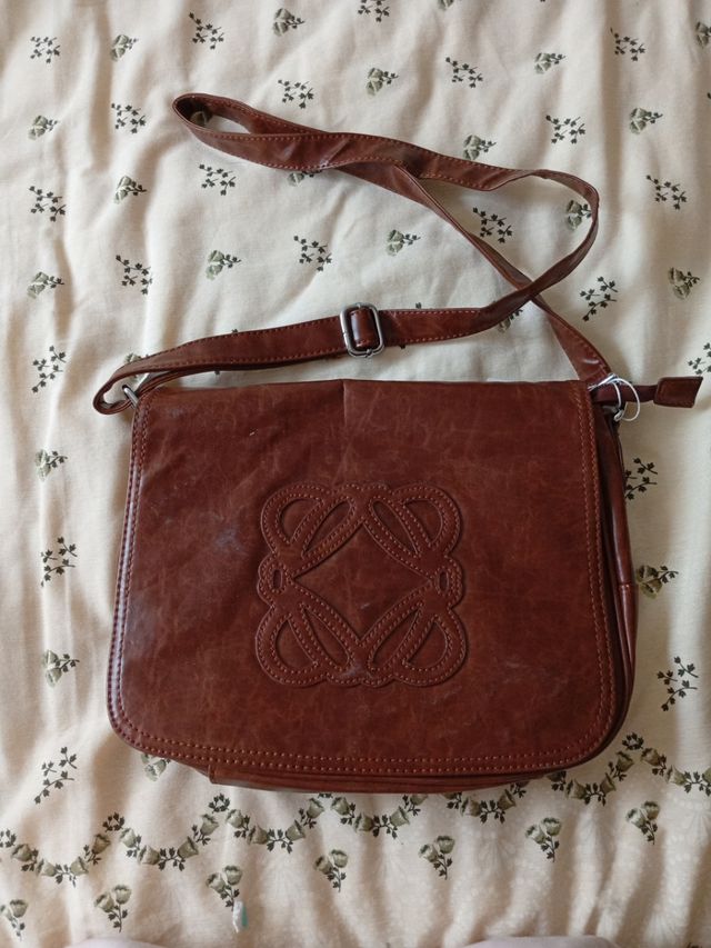 Bolso bandolera marrón