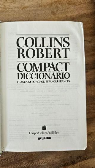 Collins Robert Compact Diccionario (Francais>Es...