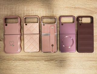 5 Fundas Samsung Z Flip 4 Rosa